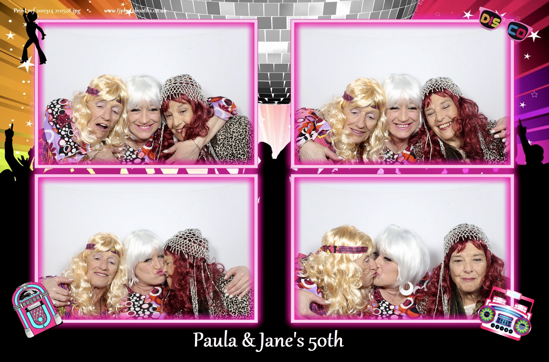 Paula & Jane's 50th | View more photos from the event at gallery.tjphotobooths.co.uk/u/TJPhotobooths/Paula-Janes-50th